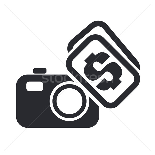 Sell photo concept icon Stock photo © Myvector