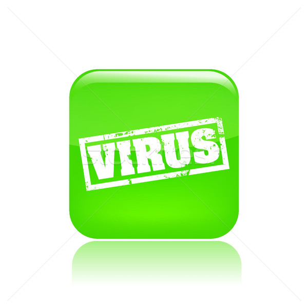 病毒 圖標 計算機 設計 網頁 警告 商業照片 © Myvector