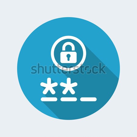 Stock photo: Password icon