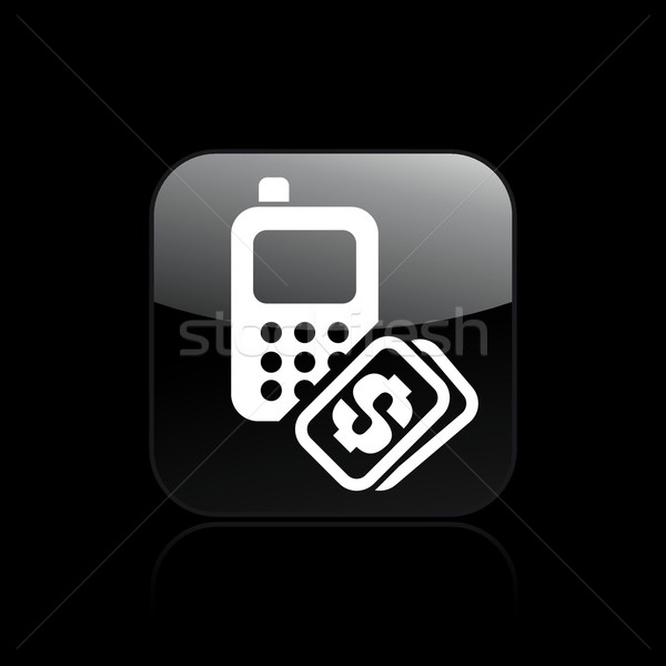 Telefono costo soldi mobile prezzo cellulari Foto d'archivio © Myvector
