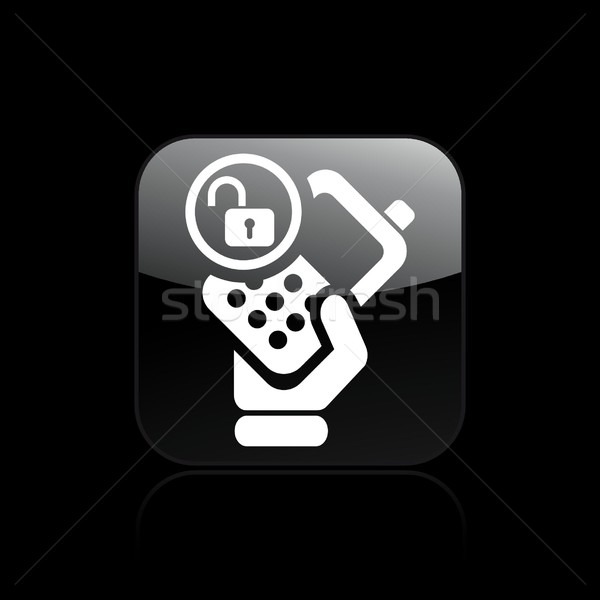 Phone lock icon Stock photo © Myvector