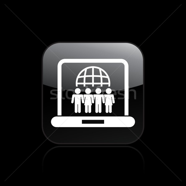 Web social union icon  Stock photo © Myvector