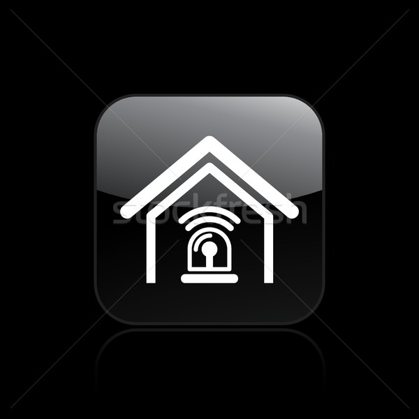 Home alarm icon Stock photo © Myvector