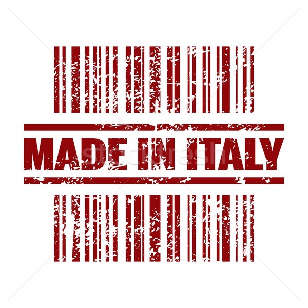 İtalya ikon sanayi pazar damga mürekkep Stok fotoğraf © Myvector