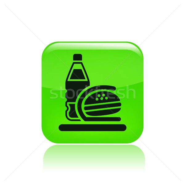 Fast-food icon Stock photo © Myvector