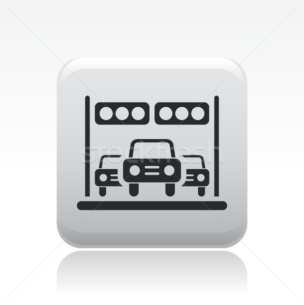 Race arrival icon Stock photo © Myvector