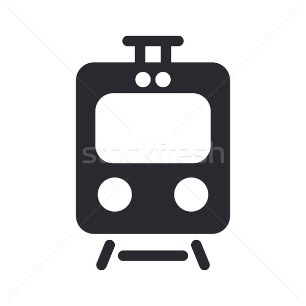 Tren icono vector Foto stock © Myvector