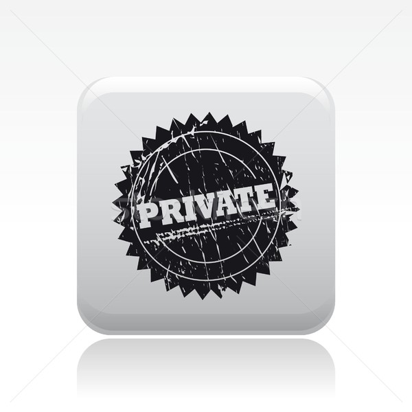 Privacy icon Stock photo © Myvector