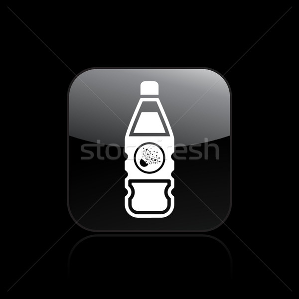 Gevaarlijk fles icon container Stockfoto © Myvector