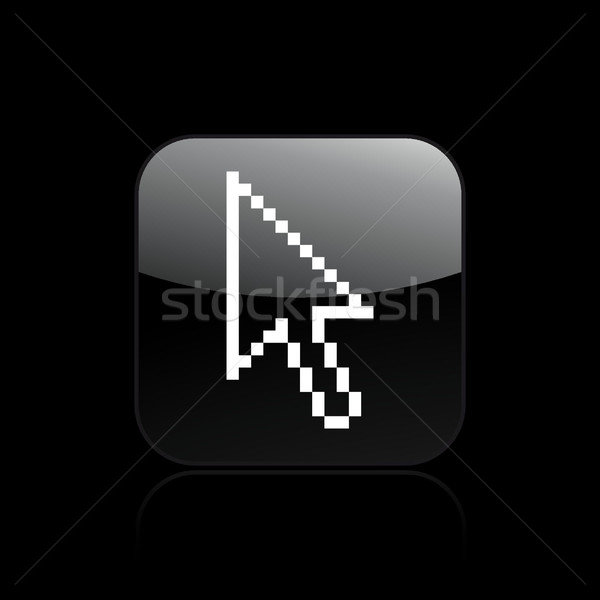 Pixel icône ordinateur souris flèche fichier [[stock_photo]] © Myvector