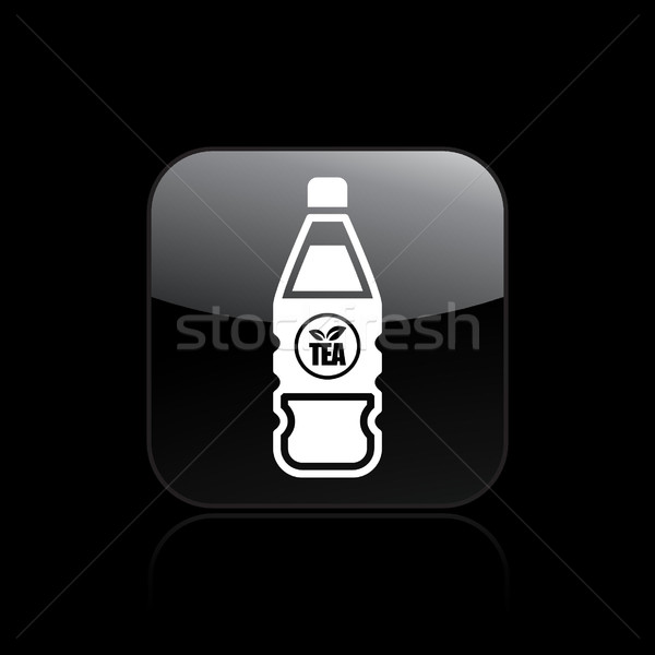 Té icono bar beber contenedor CAP Foto stock © Myvector