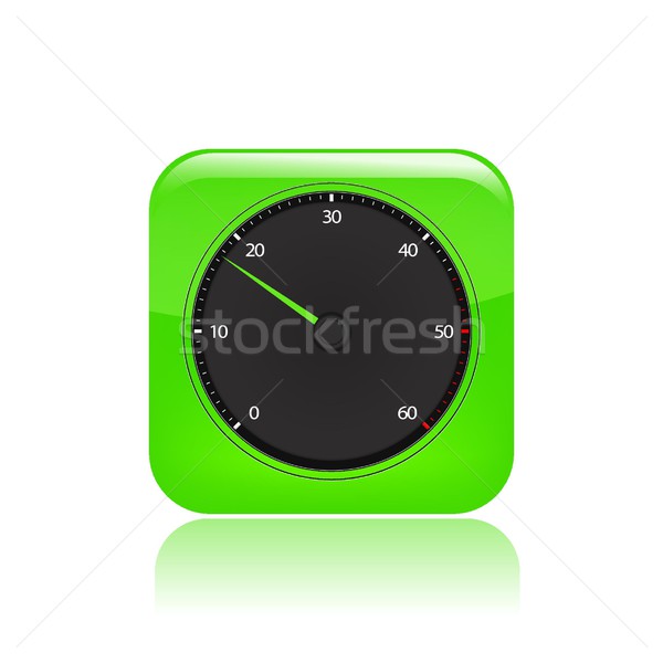 Stock photo: Power car icon