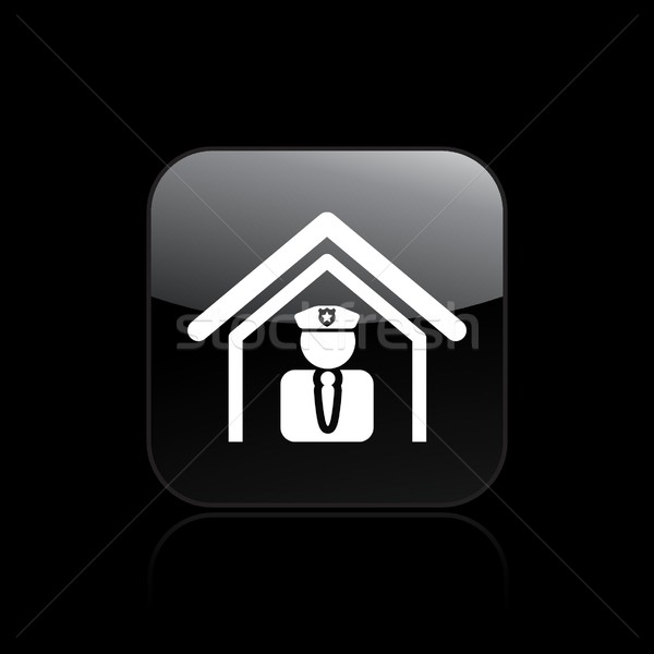 Police icon Stock photo © Myvector