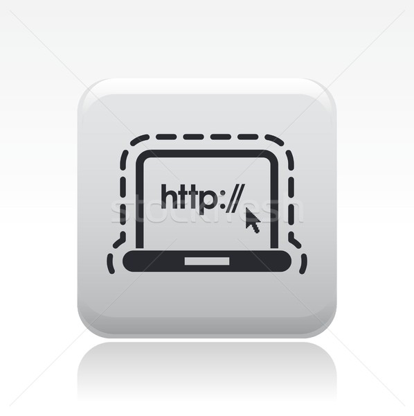 Web protection icon Stock photo © Myvector