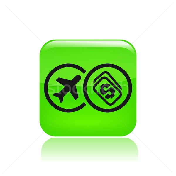Fly price icon Stock photo © Myvector