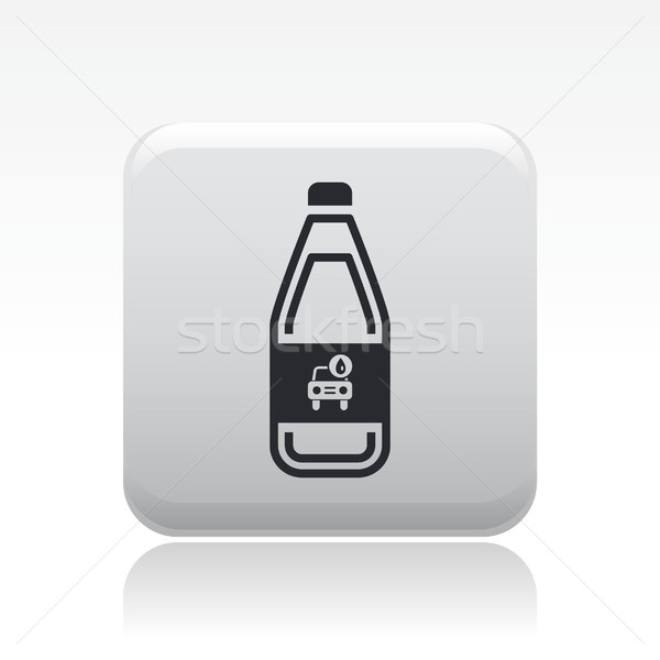 Car wash icon vloeibare zeep flessen wassen Stockfoto © Myvector