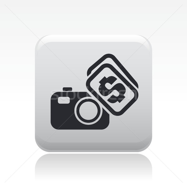 Photo sell icon Stock photo © Myvector