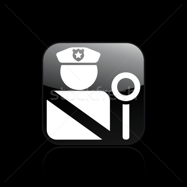 Police icon Stock photo © Myvector