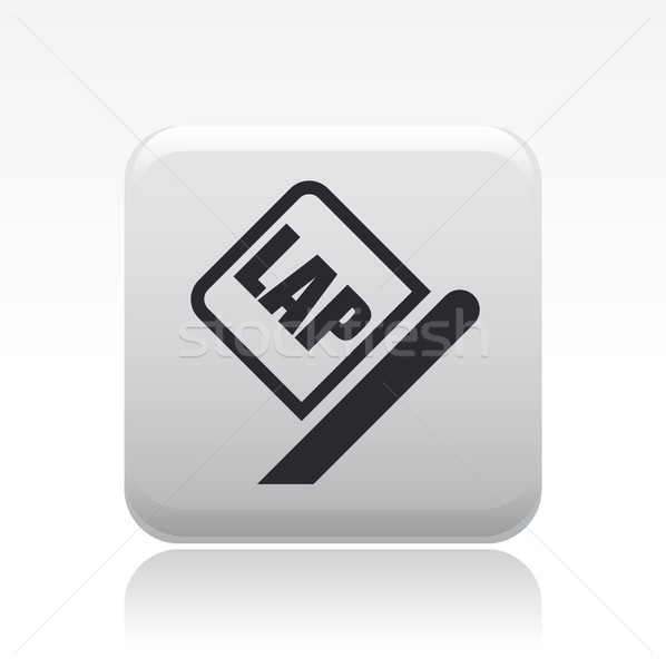 Lap race flag icon Stock photo © Myvector