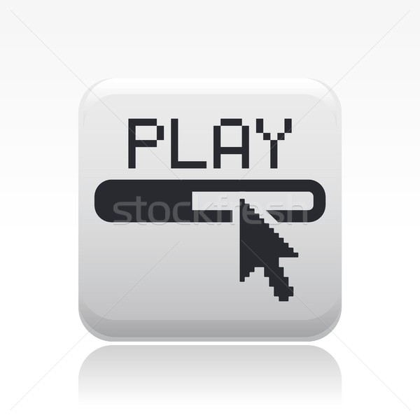 Player progress icon Stock photo © Myvector