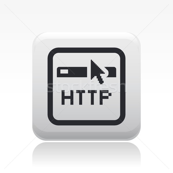 Stockfoto: Http · browser · icon · huis · home · netwerk