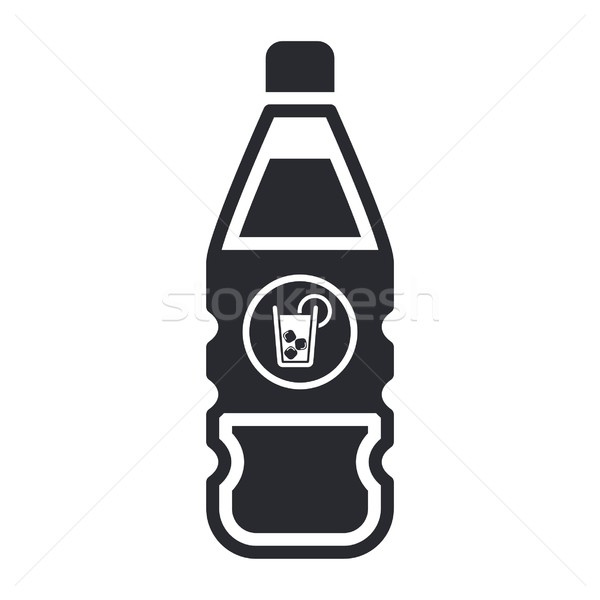 Beber icono té cóctel etiqueta Foto stock © Myvector