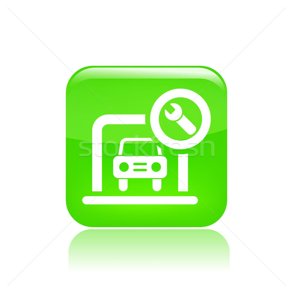 Stockfoto: Auto · vak · icon · store · gebroken · garage