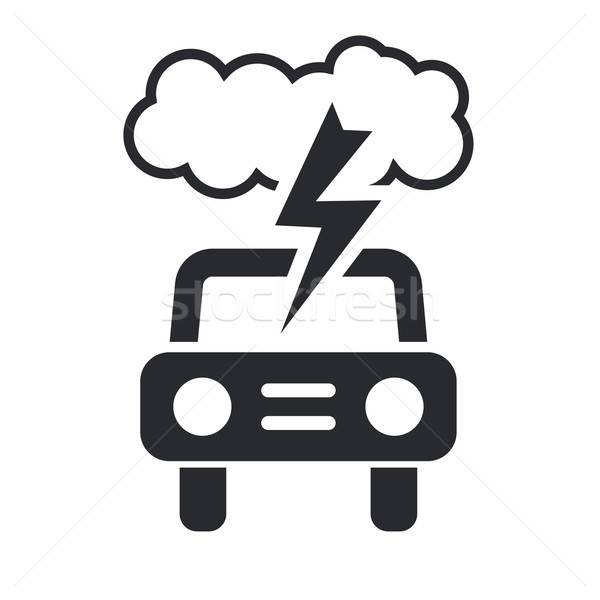 Car storm icon  Stock photo © Myvector
