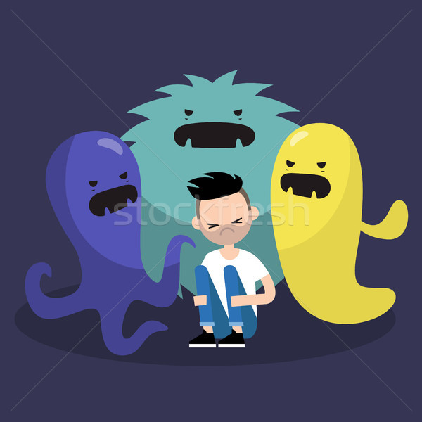 怖い 文字 醜い モンスター ストックフォト © nadia_snopek