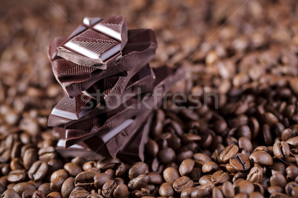 Coffee and Chocolate Stock photo © nailiaschwarz
