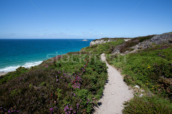 Cap Himmel Straße Landschaft Meer Ozean Stock foto © nailiaschwarz