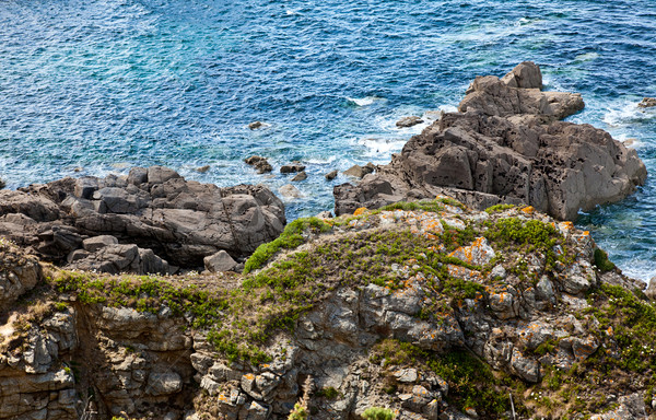 Cliffs and Beaches at Frehel Stock photo © nailiaschwarz