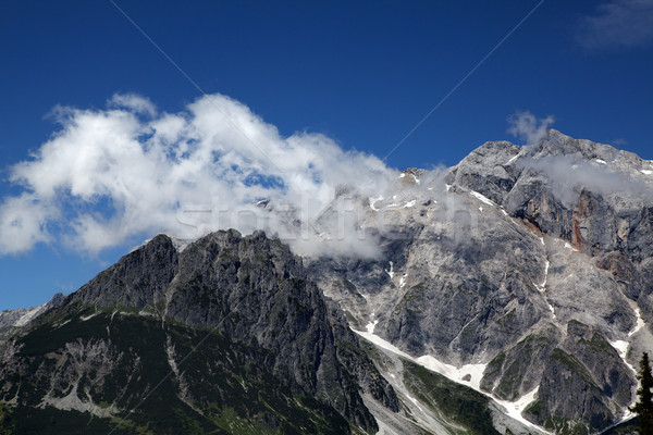 Berg Bereich Ansicht Berge Alpen Himmel Stock foto © nailiaschwarz