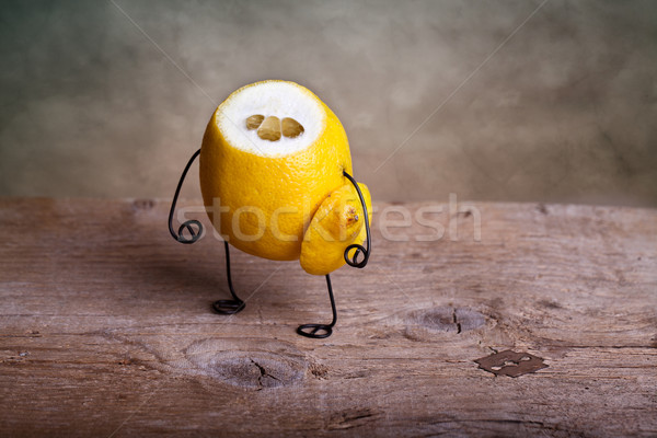 Headless lemon Stock photo © nailiaschwarz
