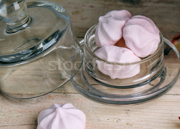 Süß weichen Pastell Farben Glas Schüssel Stock foto © nailiaschwarz