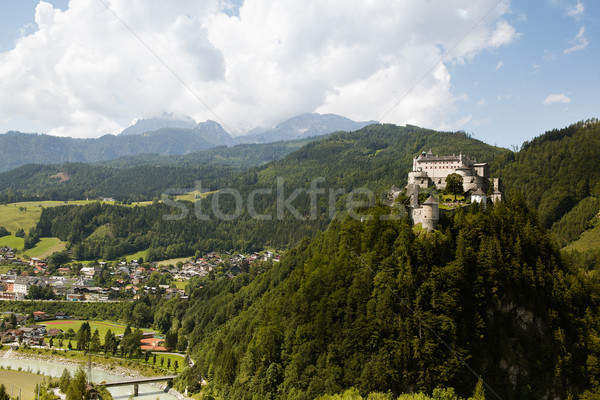 Castle Hohenwerfen Stock photo © nailiaschwarz