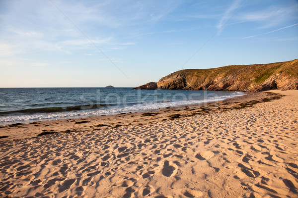 Cliffs and Beaches at Frehel Stock photo © nailiaschwarz