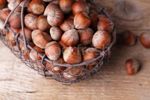 Hazelnuts Stock photo © nailiaschwarz