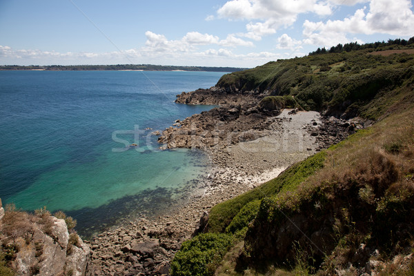 Cliffs and Coast at Cap Frehel Stock photo © nailiaschwarz
