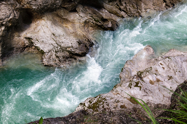 Ansicht Berg Europa Stream Österreich szenische Stock foto © nailiaschwarz