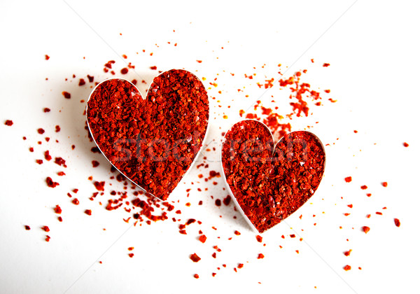 Red Hot Chili Hearts Stock photo © nailiaschwarz