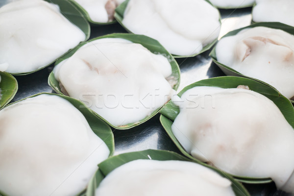 Thai dessert sweet banane feuille [[stock_photo]] © nalinratphi