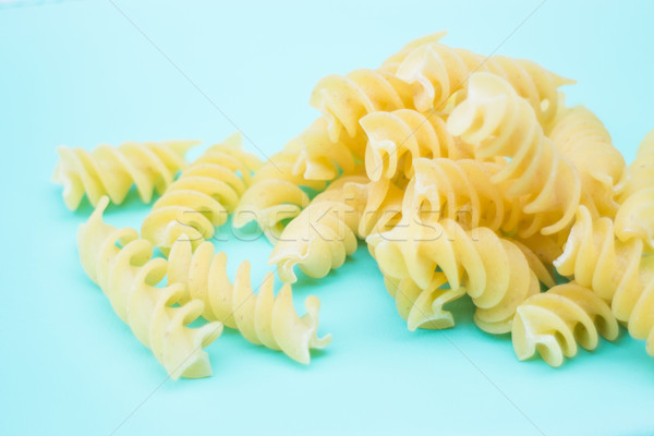 Fusilli prepare for pasta cuisine Stock photo © nalinratphi