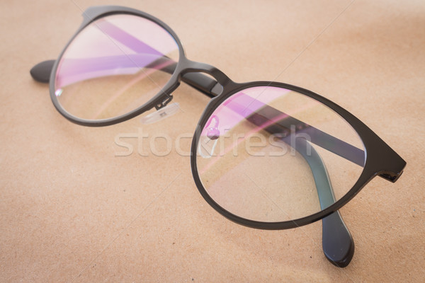 Okulary czarny ramki vintage stylu moda Zdjęcia stock © nalinratphi