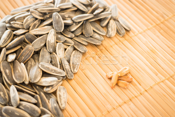 Foto stock: Girassol · sementes · cozinha · estoque · foto · comida