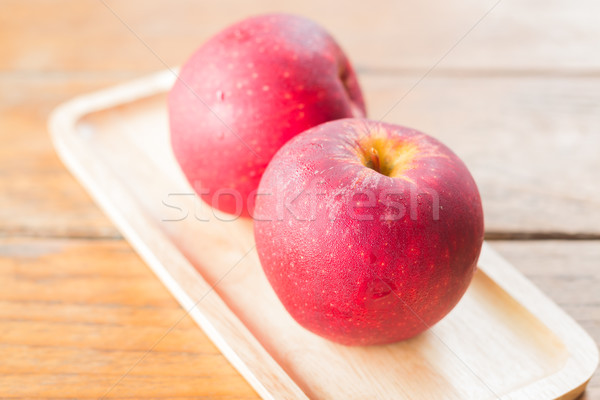 Vers Rood gala appels voorraad foto Stockfoto © nalinratphi