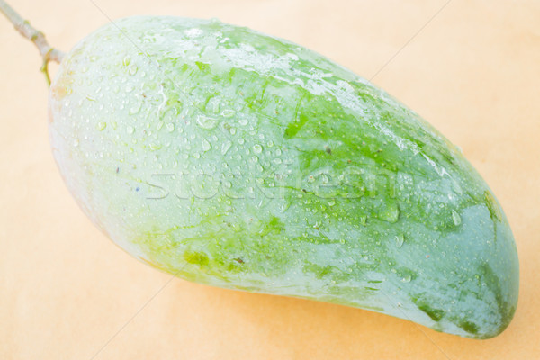 Thai natural giant green mango Stock photo © nalinratphi