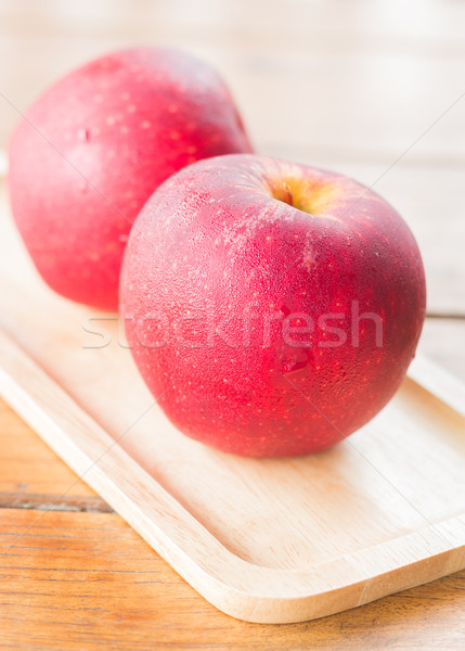 Vers Rood gala appels voorraad foto Stockfoto © nalinratphi