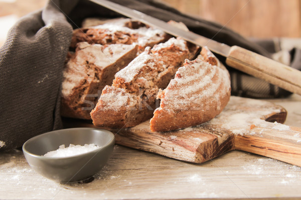 świeże chleba soli rozmaryn Zdjęcia stock © Naltik