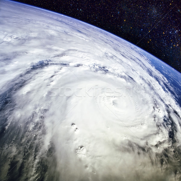 Typhoon over planet Earth - satellite photo. Stock photo © NASA_images